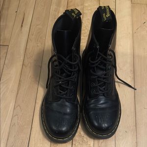 Dr. Martens Black Leather Boots